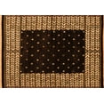 thumbnail image 1 of Ahgly Company Indoor Rectangle Abstract Orange Modern Area Rugs, 7' x 9', 1 of 4