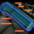 thumbnail image 3 of Car Seat Gap Filler Cup Holder 7 Colours Changing LED Car Crevice Storage Organizer Box With 2Usb Charger Car Accessories, 3 of 5