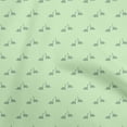 thumbnail image 1 of oneOone Silk Tabby Mint Green Fabric Kids Dino Dress Material Fabric Print Fabric By The Yard 42 Inch Wide, 1 of 4