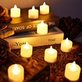 thumbnail image 2 of Lámpara Velas de té sin llama de 6 uds. Velas de té parpadeantes que funcionan con pilas (B) Tmvgtek Para estrenar, 2 of 9