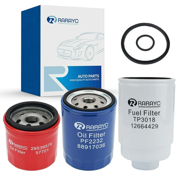 WANBIN 6.6L Duramax Filter Kit for 2001-2016 Chevy Silverado GMC Sierra 2500 3500 HD