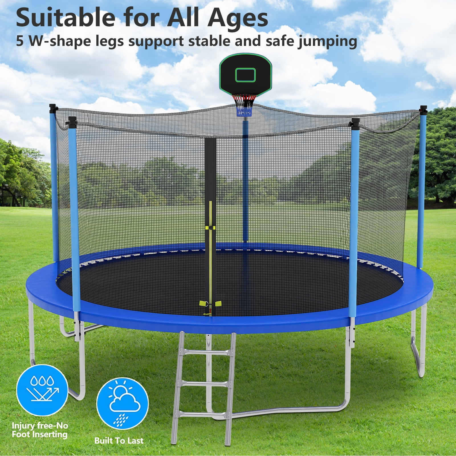 Walmart top trampoline net
