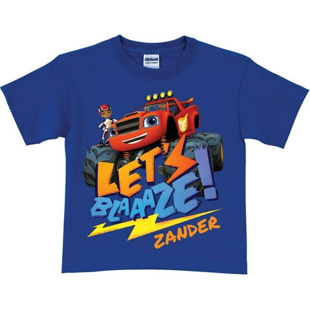 Personalized Blaze and the Monster Machines Blaze Royal Blue Boys' Youth