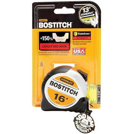 Stanley Hardware 33-000X Bi-Material Tape with Blade Armor 1-1/4"