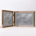 thumbnail image 2 of AmPm Antique Pewter 5x7 Hinged Double Picture Frame, Bead Border Design, 2 of 4
