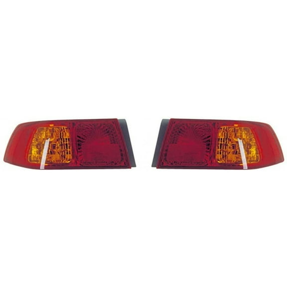 For 2000-2001 Toyota Camry Pair Rear Tail Lights Driver and Passenger Side w/NAL design lamps TO2800140 TO2801140 | 81560-AA040 81550-AA040