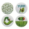 The World of Eric Carle, The Very Hungry Caterpillar Avocado Plate, Set of 4