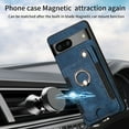 thumbnail image 4 of Allytech Google Pixel 7A Case, Wallet Case for Google Pixel 7a - RFID Blocking Shockproof Multiple Cards Slots Protective Ring Holder Stand Hand Wrist Strap Case Cover for Women Men - Blue, 4 of 12