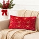 thumbnail image 1 of Gold Foil Christmas Pillow Cover Decorative Elk Bell Print Cushion Case for Holiday Home Decor Sofa Bedroom Living Room Festive Throw Pillowcase, 1 of 6