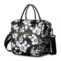 Pioneer Flower Floral Print Pattern Womens Lunch Box for Work,Insulated Large Lunch Bag for Tween and Teen,Loncheras Para Mujer,Leakproof Adult Lunch Bag for Work,Beach,Travel,Picnic,Camping