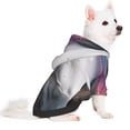 thumbnail image 2 of Salouo Colorful Haired White Horse Pattern Small Dog Hoodie Sweatshirts Dog Clothes Coat Clothing Puppy Sweater Outfit Pullover Pet Winter Coat Sweater Outfit-Medium, 2 of 7