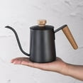 thumbnail image 2 of Stainless Steel Coffee Pot Thin Maker 350ml Stainless Steel Mouth Durable Drip Kettle for Daily Use Home, 2 of 8