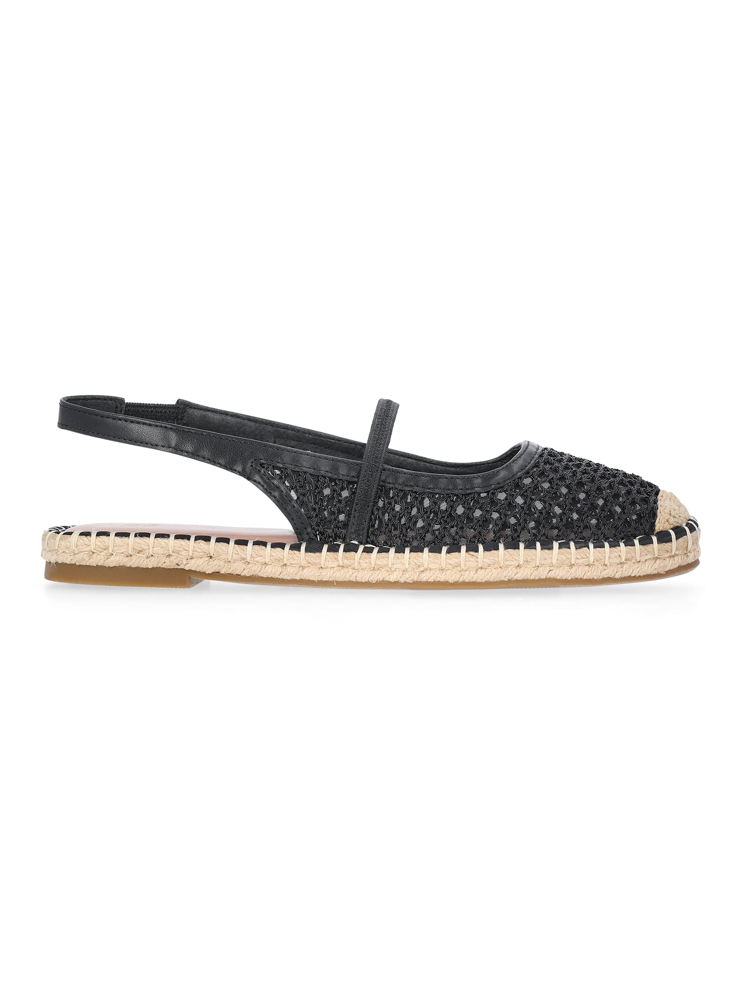 Time and Tru Women's Espadrille Slingback Shoes