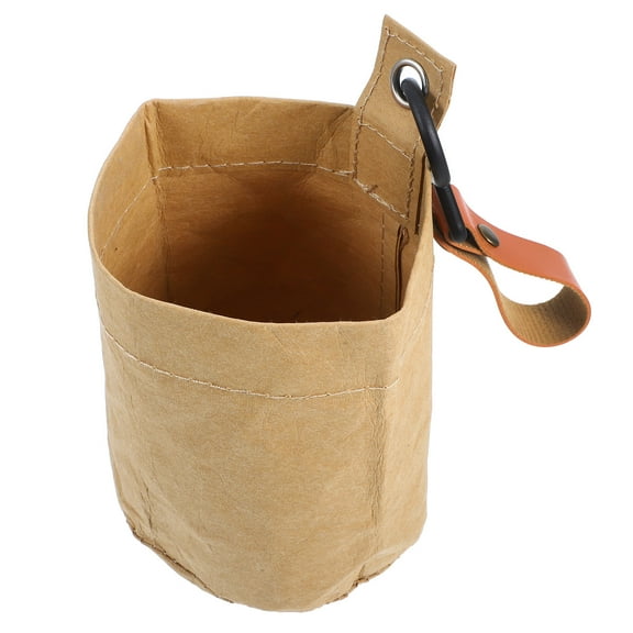 FRCOLOR Foldable Car Trash Bin for Front Seat Small Collapsible Trash Can for Vehicle Portable Car Garbage Bag for Car Trucks and SUV