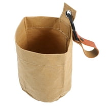 FRCOLOR Foldable Car Trash Bin for Front Seat Small Collapsible Trash Can for Vehicle Portable Car Garbage Bag for Car Trucks and SUV