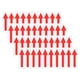 thumbnail image 1 of Uxcell Paquete de 4 Etiquetas Adhesivas Flecha Impermeables de 2 x 1 pulgadas para Marcado de Paredes/Señal de Tráfico [Rojo], 1 of 6