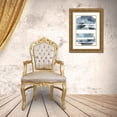 thumbnail image 3 of Combs, Joyce 17x24 Gold Ornate Wood Framed with Double Matting Museum Art Print Titled - Blue Memories I, 3 of 4