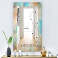 thumbnail image 2 of DESIGN ART Designart 'Honeycomb 4' Modern Mirror - Printed Wall Mirror 27.6 in. wide x 39.4 in. high, 2 of 4