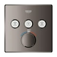 thumbnail image 3 of Grohe Grohtherm 29142A00 Triple Function Thermostatic Valve Trim in Grohe Hard Graphite, 3 of 5