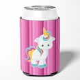 thumbnail image 2 of Pink Stripes Unicorn Can or Bottle Hugger, 2 of 5