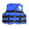 USCG Approved Water or Swimming Pool Cool in Blue Camouflage Child Life Vest for Boys - Up to 90lbs