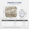 thumbnail image 2 of Kdxio Vineyard Landscape 1 Print 2-Piece Sun Shade Front Windshield - Foldable Car Front Window Sunshades For Most Sedans Suv Truck, 2 of 6