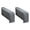 Millet gentleman gra, variant on Lynono Co.,Ltd 2PCS Elastic Furniture Arm Cover Velvet Fabric Couch Armrest Protectors Washable