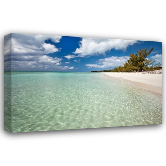 Larry Malvin 24x17 Gallery Wrapped Canvas Wall Art Titled - Deep Creek Shoreline