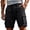 Black, variant on Gym Mens Shorts Loose Fit with Pocket Casual Cargo Shorts