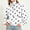 White, variant on Women's Cropped Hoodie Baeitkot Women's Polka Half Zip Stand Collar Pullover Sweatshirt Casual Oversized Fleece Cropped Hoodie with Front Kangaroo Pocket White L