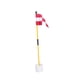 thumbnail image 3 of Bandera de golf Colamx asta de bandera portátil fibra de vidrio rojo 80 cm 15 cm x 22 cm 9,5 cm, 3 of 8