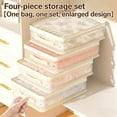 thumbnail image 2 of See-Through Closet Organizer Storage Bags, 2026 New Plastic Clear Storage Bags for Clothes, Stackable Easy Access PVC Mesh Fabric Closet Organizer for Bedding Seasonal Clothing (2 PCS), 2 of 8