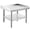 None, variant on EliteEdge Stainless Steel Grill Stand Table 24 by 28 ines Heavy Duty 1500 Pounds Load Rating Antimicrobial Surface Adjustable Legs Locking Casters Curved Edges for Commercial Kitchens and Outdoor Use