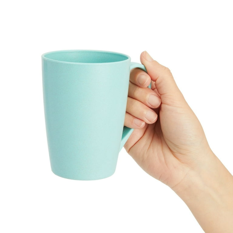 Okuna Outpost 6-Pack 12oz Wheat Straw Mugs, Unbreakable