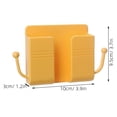 thumbnail image 2 of HINTRMENT 1Pcs Wall Mount Organizer Yellow Plastic Rectangular For Smooth Surface Non-Drilling Solutions, 2 of 8