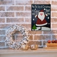 thumbnail image 2 of Rustic Christmas Sign Decor Metal Plaque Hanging Wall Art Sign, 12.5" x 9" Primitive Merry Christmas Sign Hanging Decoration Metal Wall Decor Sign Merry Christmas Home Decor Accent (Black), 2 of 7