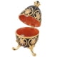 thumbnail image 3 of Pascua Caja De Metal Ornamento Diamante Huevo Ornamento Joyero Exquisito Huevo De Pascua Artesanía De Metal Advancent HA040804-01, 3 of 6