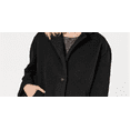 thumbnail image 4 of COLLECTIONB Womens Black Pocketed Button Down Winter Jacket Coat Juniors XS, 4 of 5