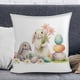 thumbnail image 2 of Uuiauoio Easter Bunny Rabbit Pillow Case Colorful Bunny Throw Pillow Cover Spring Holiday Decorative Throw Pillow Easter Pillowcase Square Cushion Cover for Couch, 2 of 6