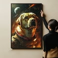 thumbnail image 6 of Labrador Retriever Space Poster Wall Art Funny Dog - Labrador Retriever Dog Canvas Wall Art For Bedroom Decor - Colorful Wall Art - Dog Bathroom Wall Art, 6 of 6