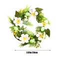 thumbnail image 3 of Easter Wreath Decorations for The Home Spring Eucalyptus Grapevine Wreath Decor with Easter Eggs for Front Door Farmhouse Wall Outdoor Party Decoration, 3 of 6