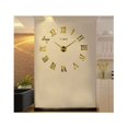 thumbnail image 2 of Reloj de pared grande DIY moderno con números romanos, reloj grande, pegatina 3D W, 2 of 5
