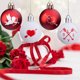 thumbnail image 4 of Xihbxyly Juego de Bolas Decorativas para San Valentín, de Plástico Irrompible, para Decorar Mesas de Fiesta, Bodas, Árboles de Navidad, Colgante Qixi Único, Diseño Reutilizable, 12 Unidades, Incluye, 4 of 7