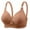 X192-Brown, variant on Women's Comfort Revolution Easylite Wireless T-Shirt Bra, Pullover Wirefree T-Shirt Bra