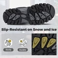 thumbnail image 6 of Fittington Men's Winter Boots Fleece Lining Warm Snow Boots Non-Slip and Water Resistant Wide Fit Ankle Boots 11 Wide, 6 of 10
