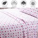 thumbnail image 3 of Juego de sábanas con estampado floral en tonos pastel rosa, microfibra cepillada para dormitorio, habitación de invitados, casa rodante, hotel, 3 piezas (juego de sábanas tamaño twin), 3 of 5