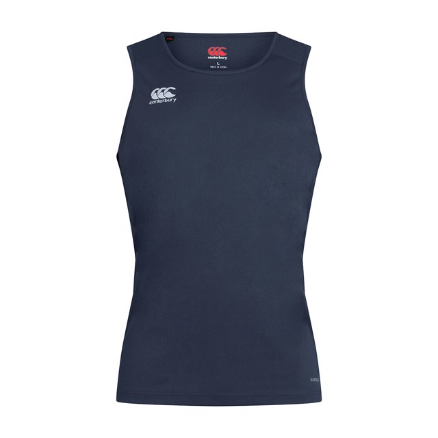 Canterbury - Camiseta Sin Mangas Club Dry para Hombre (Marino)
