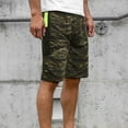 thumbnail image 6 of Abcnature Men's Athletic Shorts, Sports Gym Running Short Pants, Mens Summer Casual Fitness Bodybuilding Camouflage Printed Sports Shorts, Cargo Casual Hiking Shorts Green XXL, 6 of 6