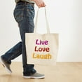 thumbnail image 4 of CafePress - Live Love Laugh Tote Bag - Unisex Canvas Tote Bag, Beige, 1-Piece, 4 of 7