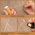 Leather Craft Sewing Kit Waxed Thread Hand Quilting Needles Sewing Awl